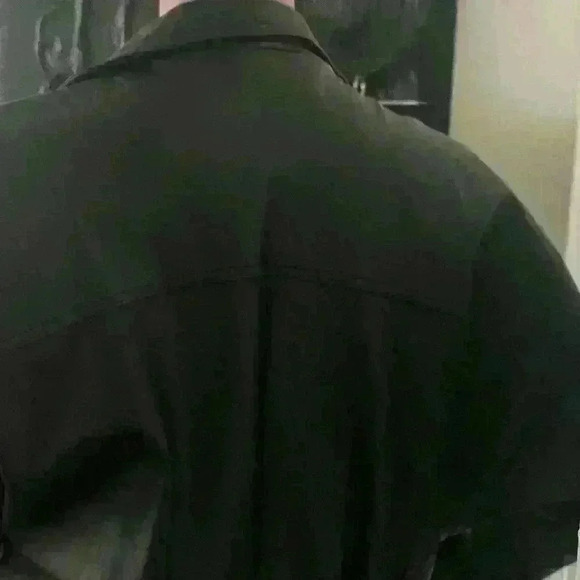 Sexy party cocktail waist length vegan leather jacket size medium - Picture 6 of 7